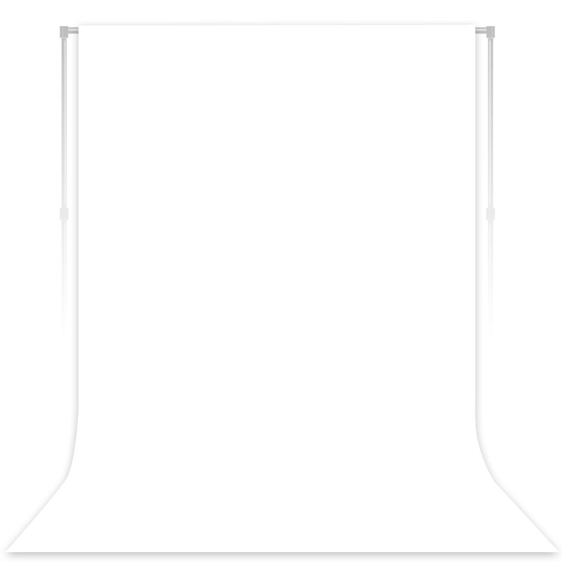 LYLYCTY White Backdrop for Photoshoot, Professional Photo Backdrop Background Curtain for Product Photographyï¼ŒPortraits, Wedding, Party, Live Streaming Video Recording 5X7 FT (Background Only) - Image 1